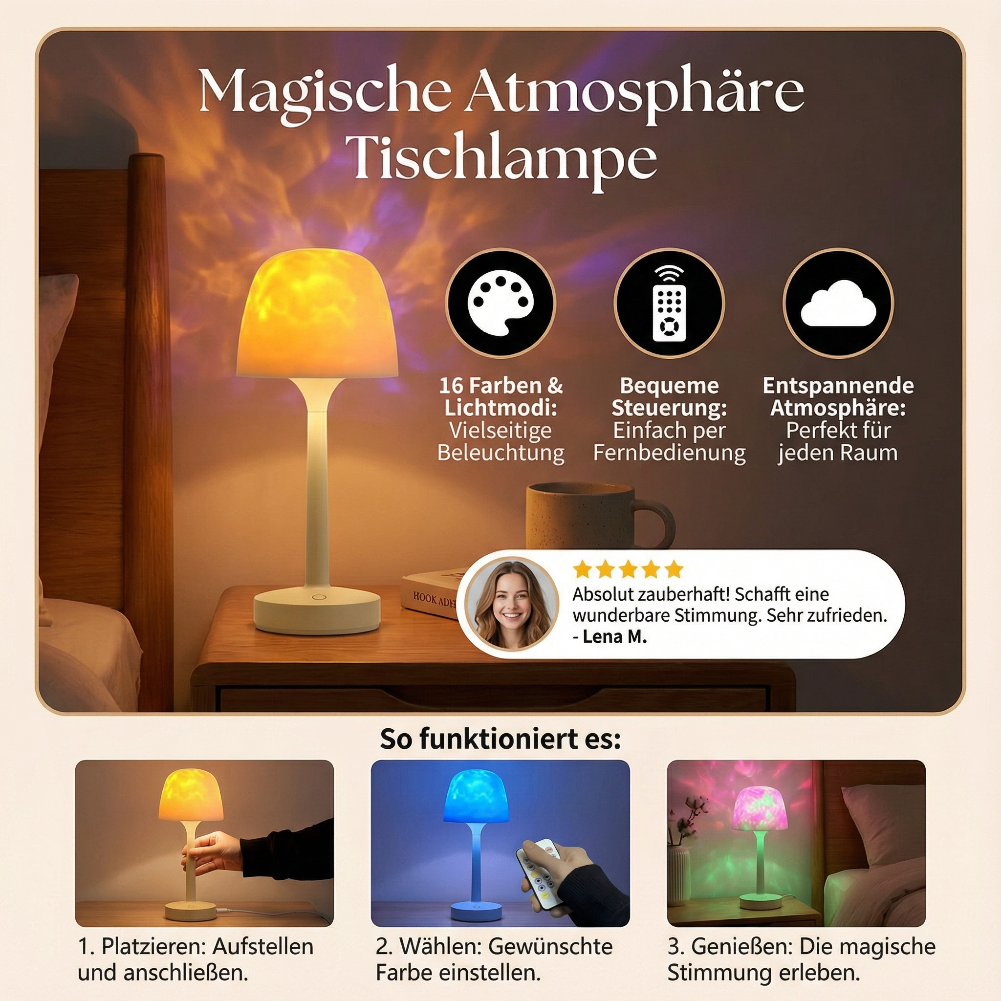 Magische Tafellamp Sfeerlicht voor Elke Ruimte