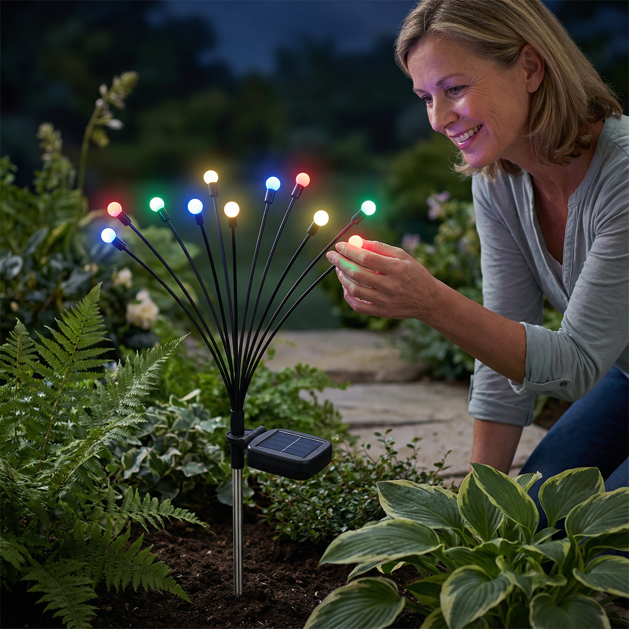 Zonne Glühwürmchen Tuinlampen
