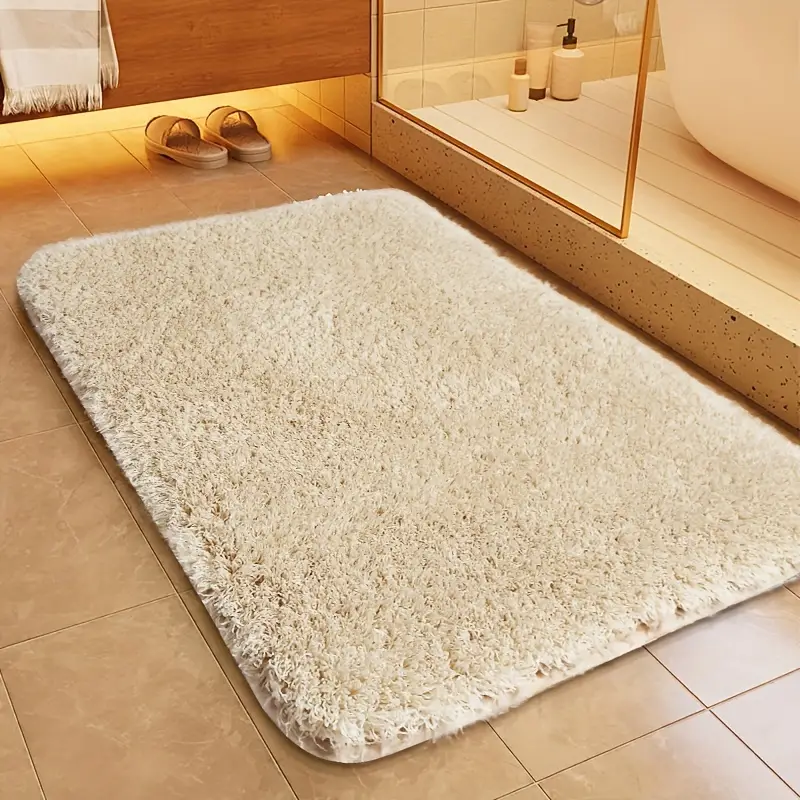 AquaComfort - Zachte en antislip badmat met modern design en afgeronde hoeken
