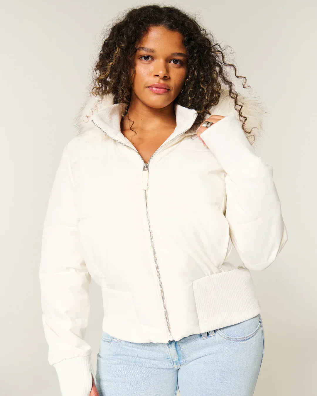 Dames Gewatteerde Winterjas met Warme & Afneembare Kapuchon | Heidi-Mode
