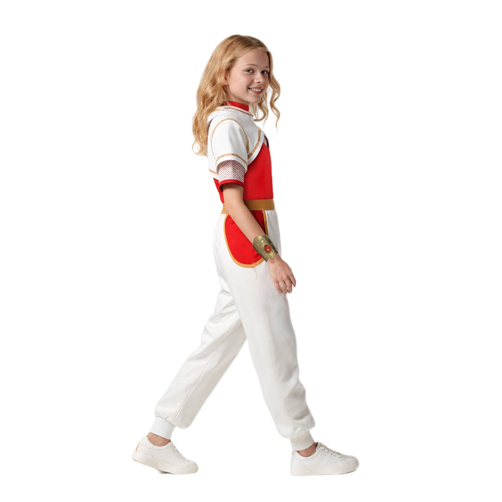 Meisjes Halloween Kostuum Witte Vampier Outfit Set